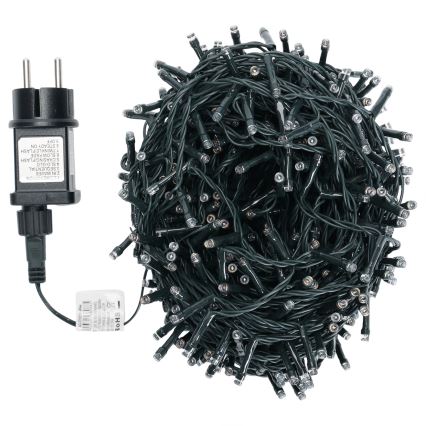 Aigostar - LED RGBY buiten kerstsnoer 600 LEDs/8 functies 30 m IP44