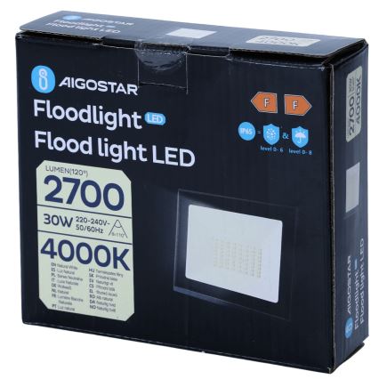 Aigostar - LED-schijnwerper 30W/230V 4000K IP65