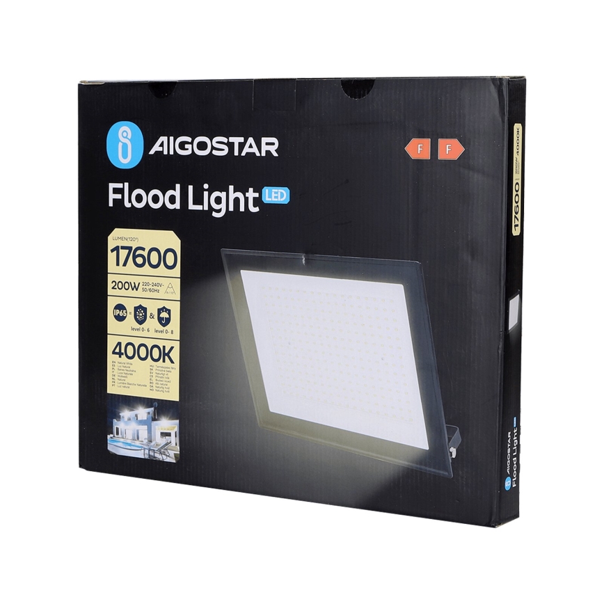 Aigostar - LED Schijnwerper LED/200W/230V 4000K IP65