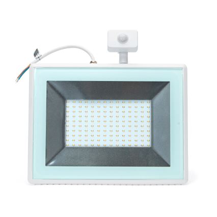 Aigostar - LED Schijnwerper met Sensor LED/100W/230V 4000K IP65 wit