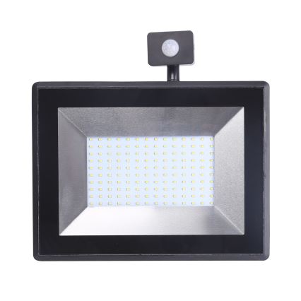 Aigostar - LED Schijnwerper met sensor LED/100W/230V IP65 zwart