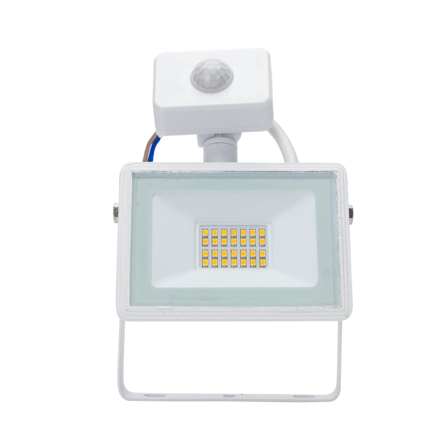 Aigostar - LED Schijnwerper met Sensor LED/20W/230V 4000K IP65 wit