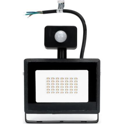 Aigostar - LED Schijnwerper met sensor LED/50W/230V 4000K IP65 zwart