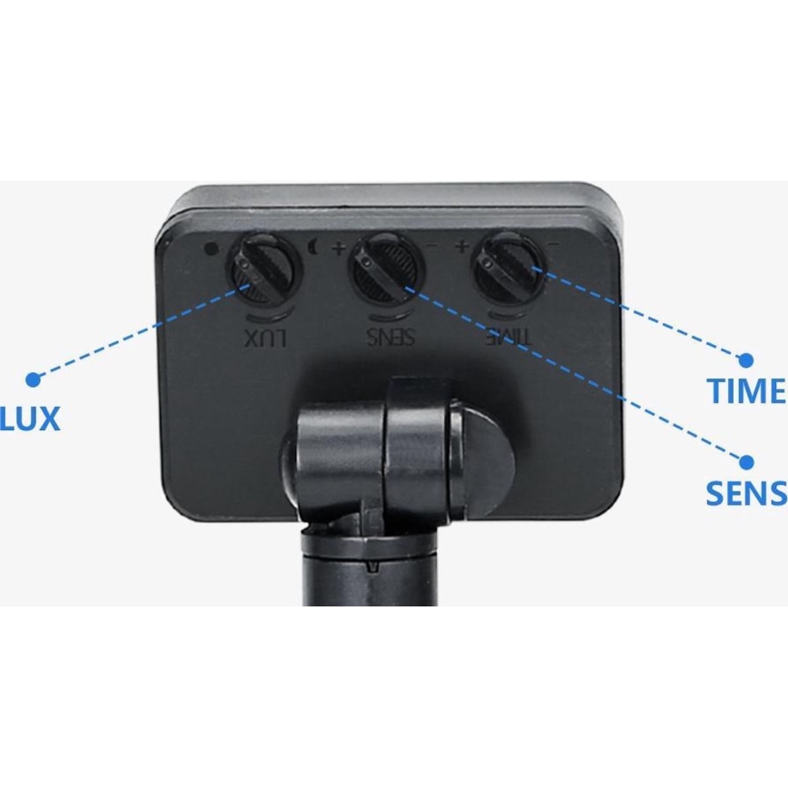 Aigostar - LED Schijnwerper met sensor LED/50W/230V 4000K IP65 zwart