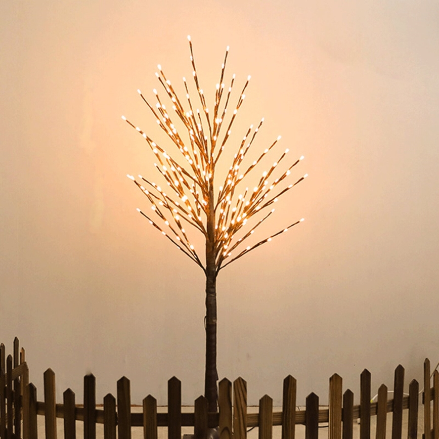 Aigostar - LED Solar decoratie 152xLED/3,8m IP65 warm wit boom