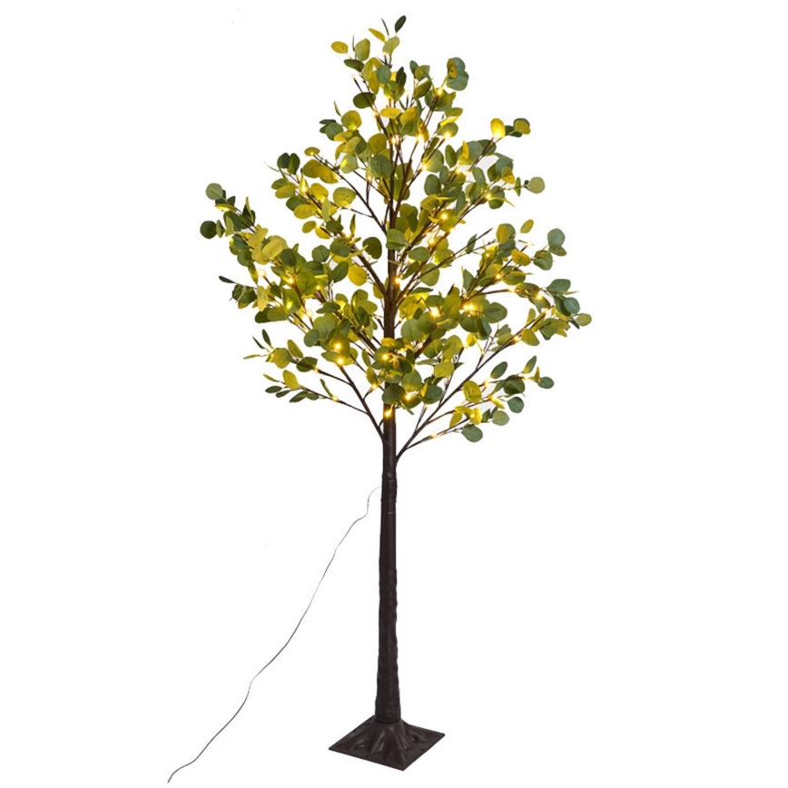 Aigostar - LED Solar decoratie 285xLED/3,8m IP65 warm wit eucalyptus