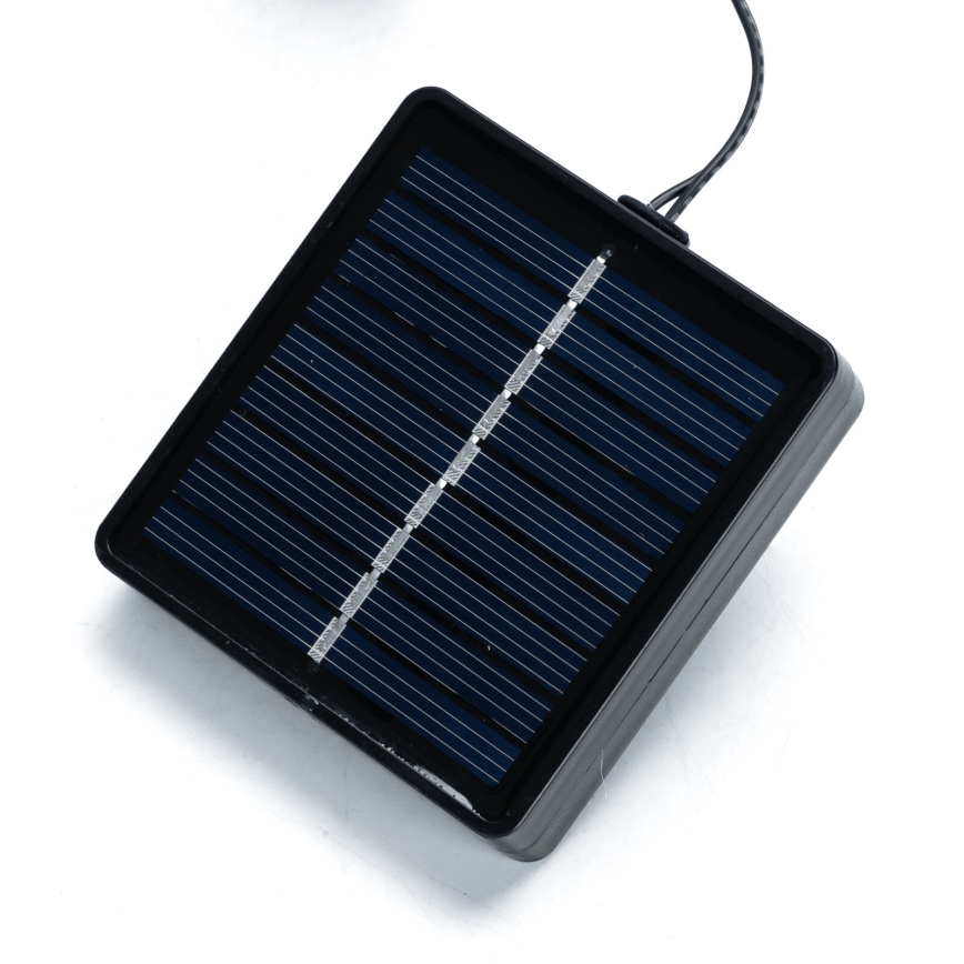 Aigostar - LED Solar decoratie 60xLED/3,5m IP65 300 mAh warm wit olijf