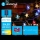 Aigostar - LED Solar Kerst lichtsnoer 50xLED/8 Functies 12m IP65 Meerdere kleuren