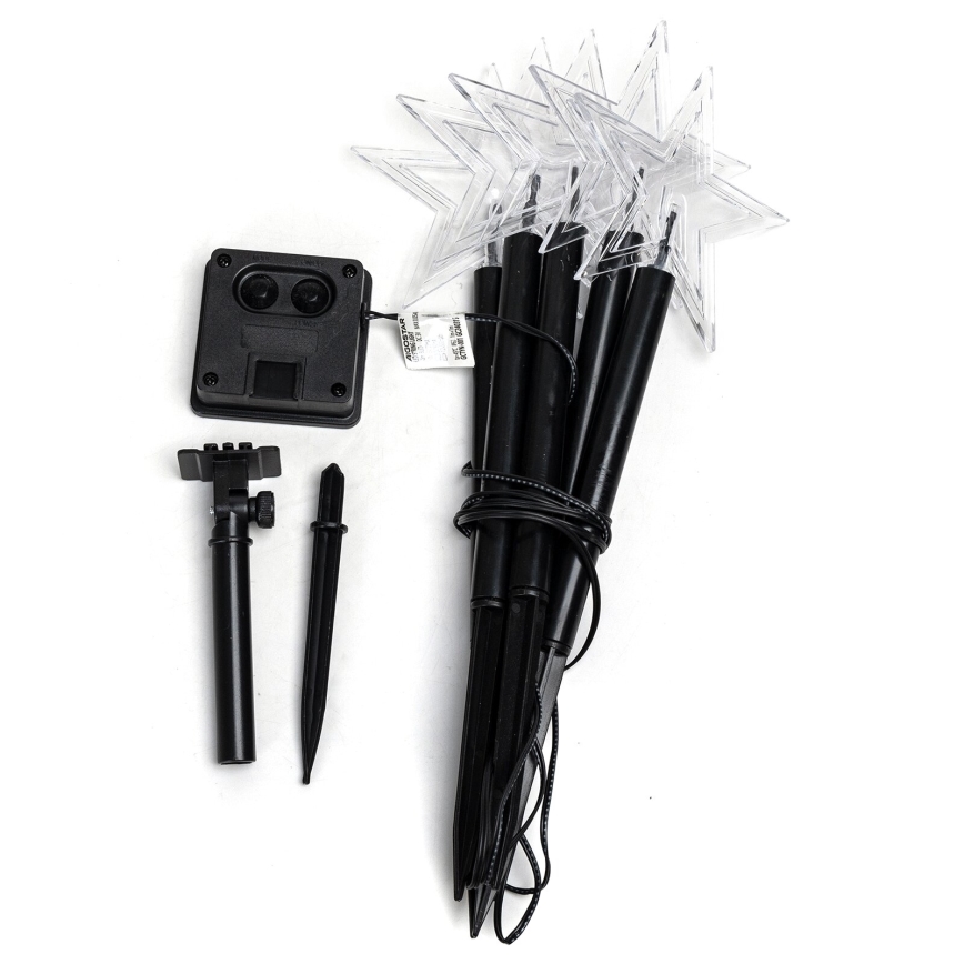 Aigostar - LED Solar Kerstmis lamp LED/0,054W/1,2V 1m IP65 koud wit