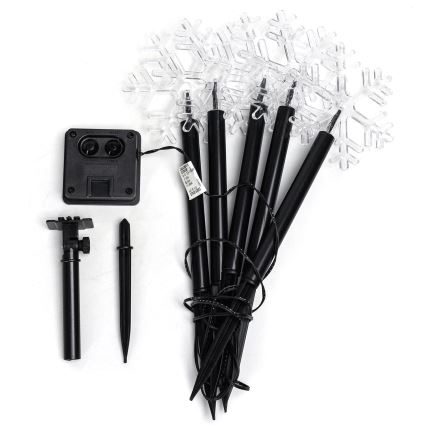 Aigostar - LED Solar Kerstmis lamp LED/0,054W/1,2V 1m 800 mAh IP65 koud wit