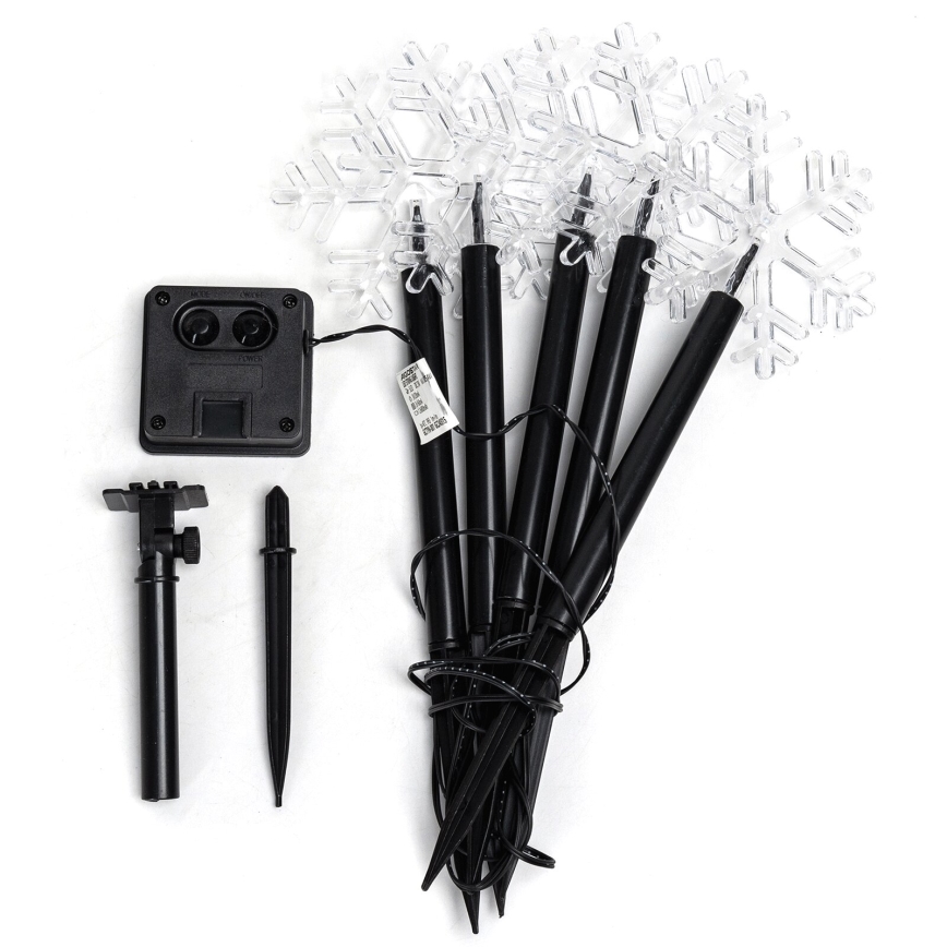 Aigostar - LED Solar Kerstmis lamp LED/0,054W/1,2V 1m 800 mAh IP65 koud wit