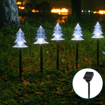 Aigostar - LED Solar Kerstmis lamp LED/0,054W/1,2V 1m IP65 koud wit