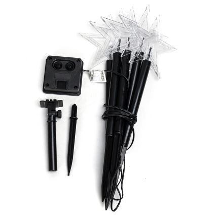 Aigostar - LED Solar Kerstmis lamp LED/0,054W/1,2V 1m IP65 warm wit