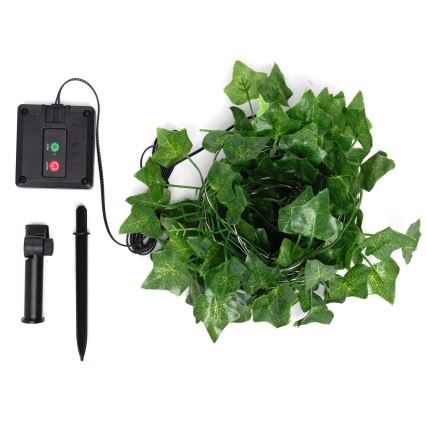 Aigostar - LED Solar ketting 100xLED/12m IP65 warm wit ivy