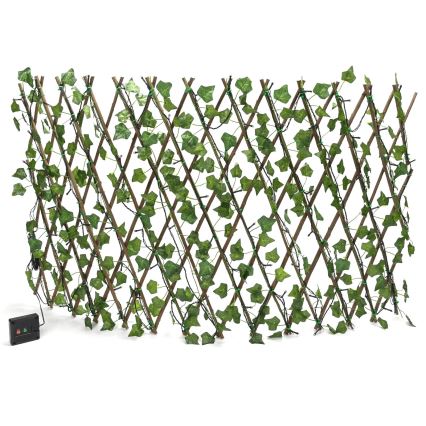 Aigostar - LED Solar ketting 102xLED/2x0,7m IP65 warm wit ivy