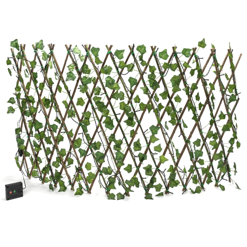 Aigostar - LED Solar ketting 102xLED/2x0,7m IP65 warm wit ivy