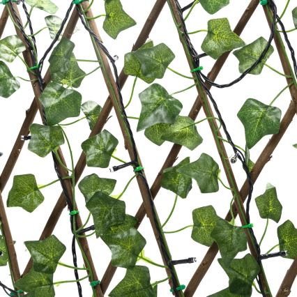 Aigostar - LED Solar ketting 102xLED/2x0,7m IP65 warm wit ivy