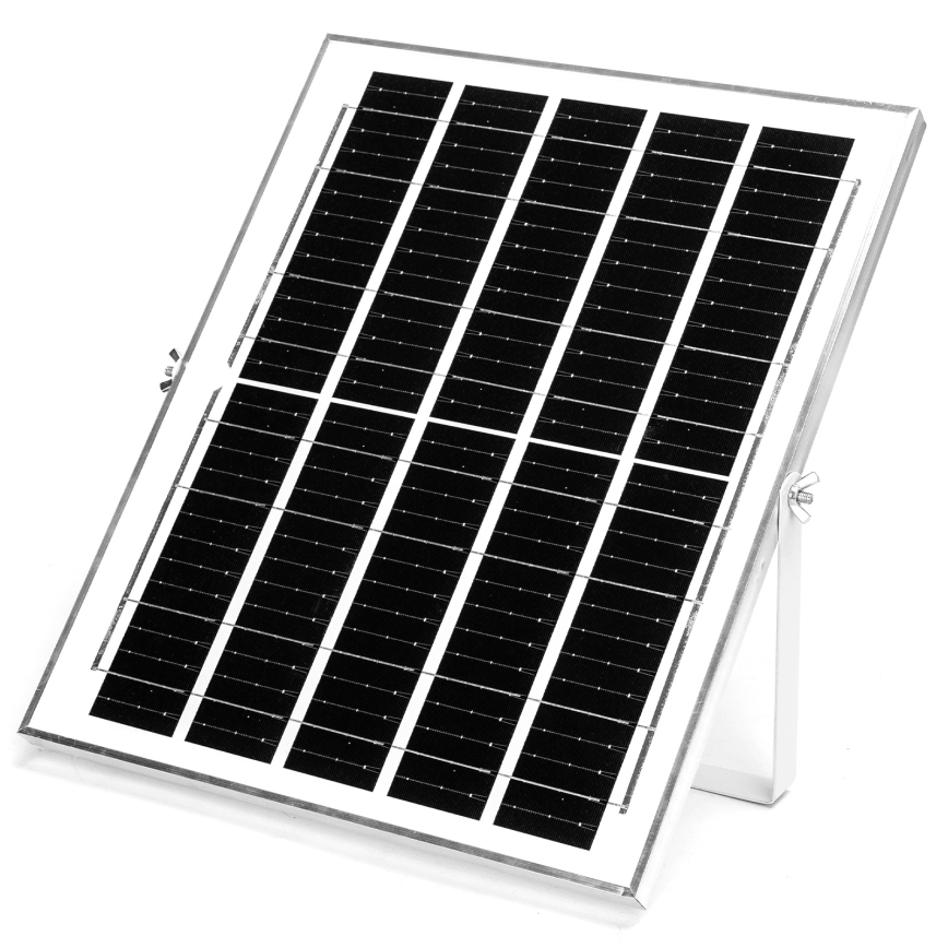 Aigostar - LED Solar lamp 2xLED/70W/12V 12000 mAh 6500K diameter 20,5 cm + afstandsbediening