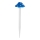 Aigostar - LED Solar lamp LED/0,006W/1,2V 100 mAh 2700K IP44 blauw
