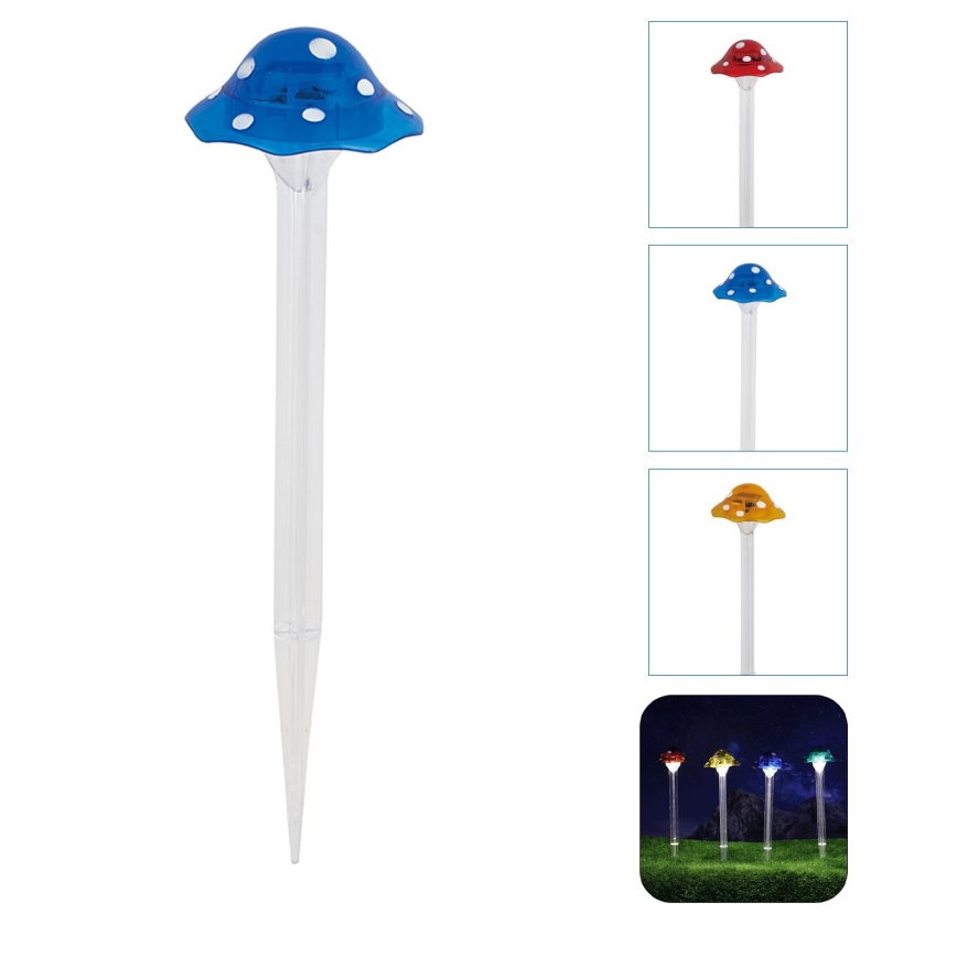 Aigostar - LED Solar lamp LED/0,006W/1,2V 100 mAh 2700K IP44 blauw