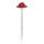 Aigostar - LED Solar lamp LED/0,006W/1,2V 100 mAh 2700K IP44 rood