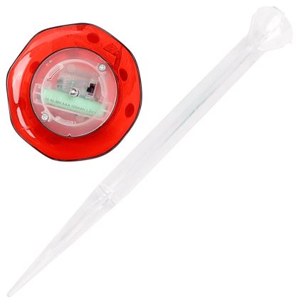 Aigostar - LED Solar lamp LED/0,006W/1,2V 100 mAh 2700K IP44 rood