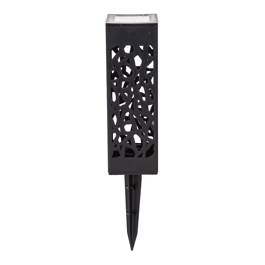 Aigostar - LED Solar lamp LED/0,006W/1,2V 28,5cm zwart 100 mAh 6500K  IP44
