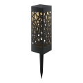 Aigostar - LED Solar lamp LED/0,006W/1,2V 28,5cm zwart 2700K IP44 100 mAh