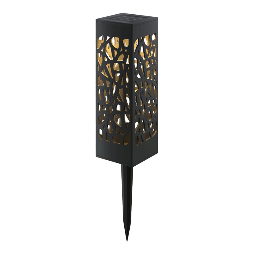 Aigostar - LED Solar lamp LED/0,006W/1,2V 28,5cm zwart 2700K IP44 100 mAh