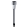Aigostar - LED Solar lamp LED/0,006W/1,2V 29,5 cm 40 mAh mat chroom 6500K IP44