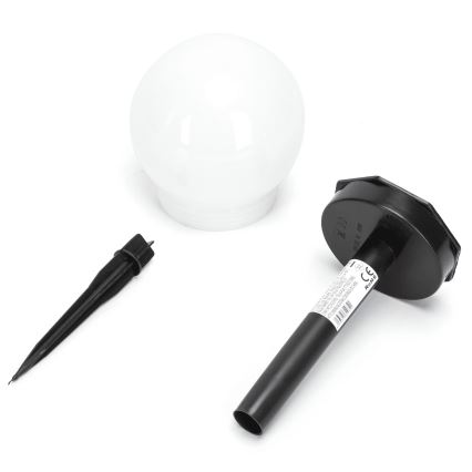 Aigostar - LED Solar lamp LED/0,006W/1,2V 33cm 40 mAh zwart 6500K IP44