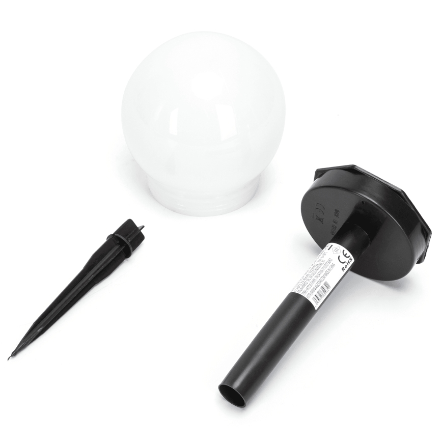 Aigostar - LED Solar lamp LED/0,006W/1,2V 33cm 40 mAh zwart 6500K IP44