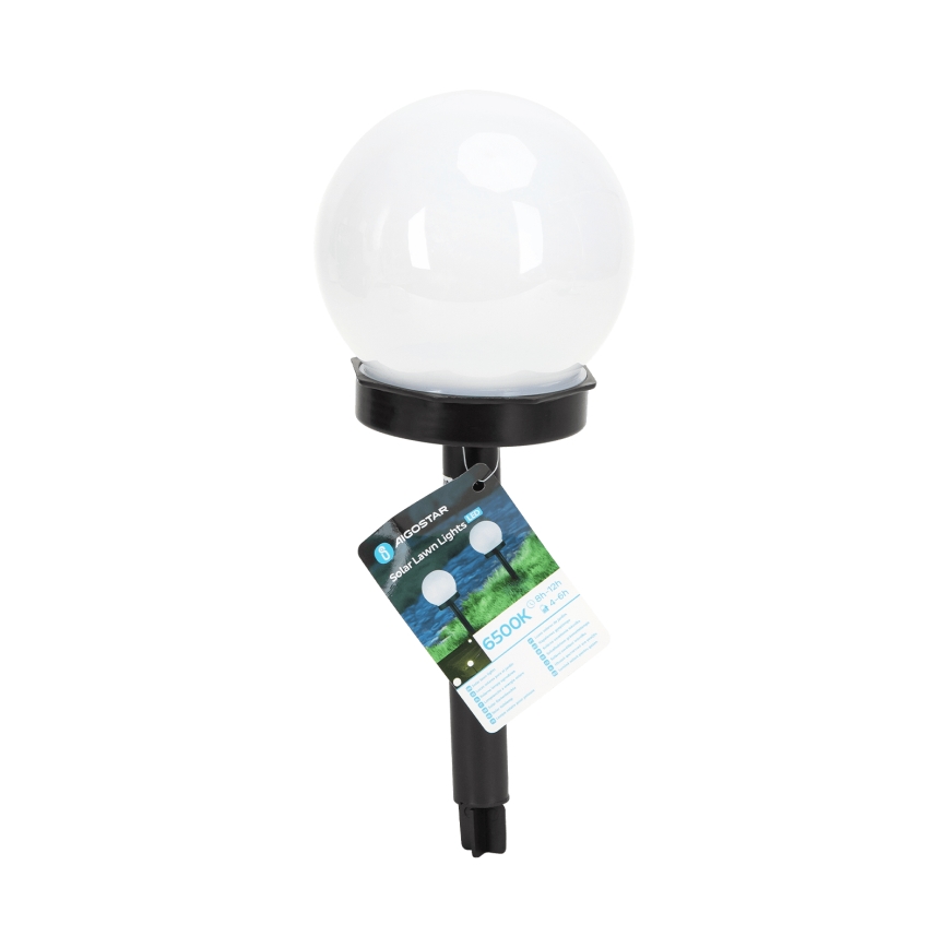 Aigostar - LED Solar lamp LED/0,006W/1,2V 33cm 40 mAh zwart 6500K IP44