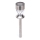 Aigostar - LED Solar lamp LED/0,006W/1,2V 35,5cm mat chroom 2700K IP44 100 mAh