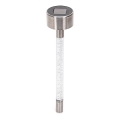 Aigostar - LED Solar lamp LED/0,006W/1,2V 36,7cm mat chroom 6500K IP44