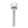 Aigostar - LED Solar lamp LED/0,006W/1,2V 37,8cm mat chroom 2700K IP44