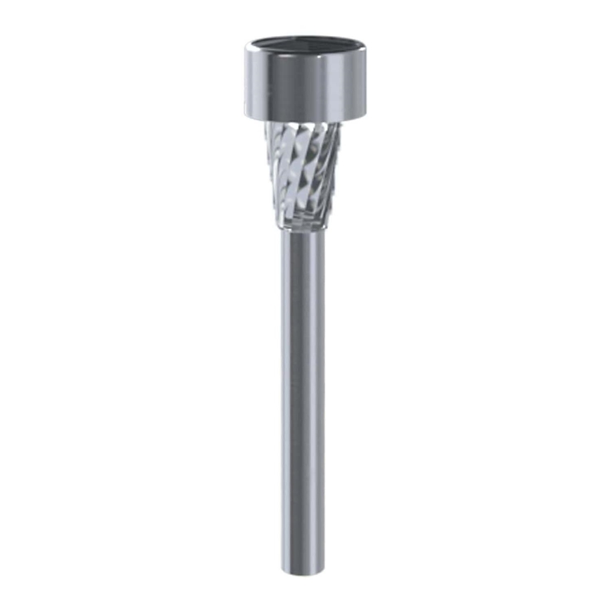 Aigostar - LED Solar lamp LED/0,006W/1,2V 40 mAh 29,5 cm mat chroom 6500K IP44