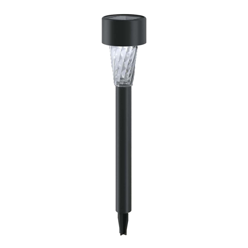Aigostar - LED Solar lamp LED/0,006W/1,2V 40 mAh 29,5 cm zwart 6500K IP44