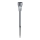 Aigostar - LED Solar lamp LED/0,006W/1,2V 40 mAh 29,7 cm mat chroom 6500K IP44
