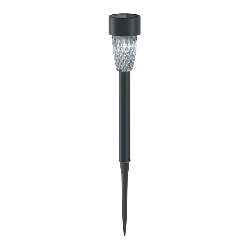 Aigostar - LED Solar lamp LED/0,006W/1,2V 40 mAh 29,7 cm zwart 6500K IP44