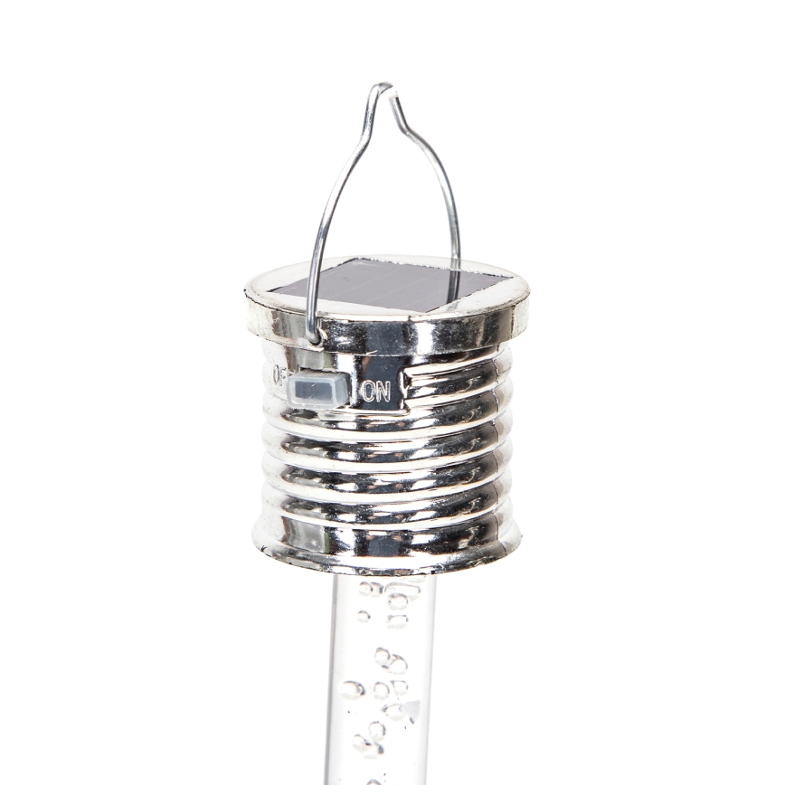 Aigostar - LED Solar lamp LED/0,006W/1,2V chroom 40 mAh 6500K IP44