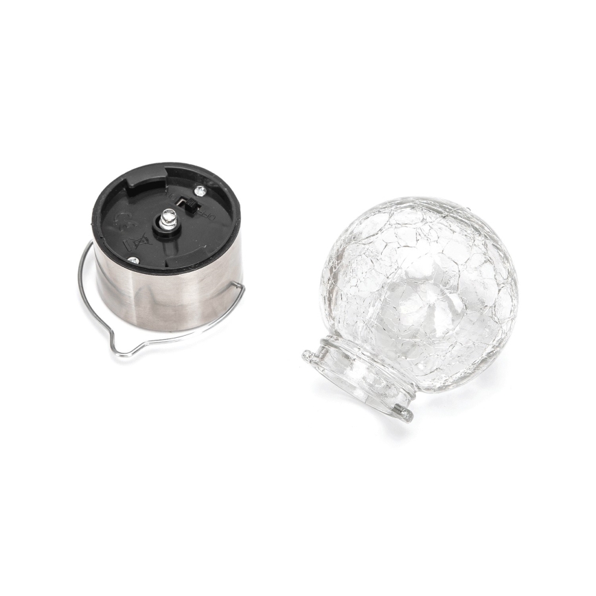 Aigostar - LED Solar lamp LED/0,006W/1,2V diameter 6 cm 100 mAh 6500K IP44