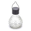 Aigostar - LED Solar lamp LED/0,006W/1,2V zwart 100 mAh 2700K IP44
