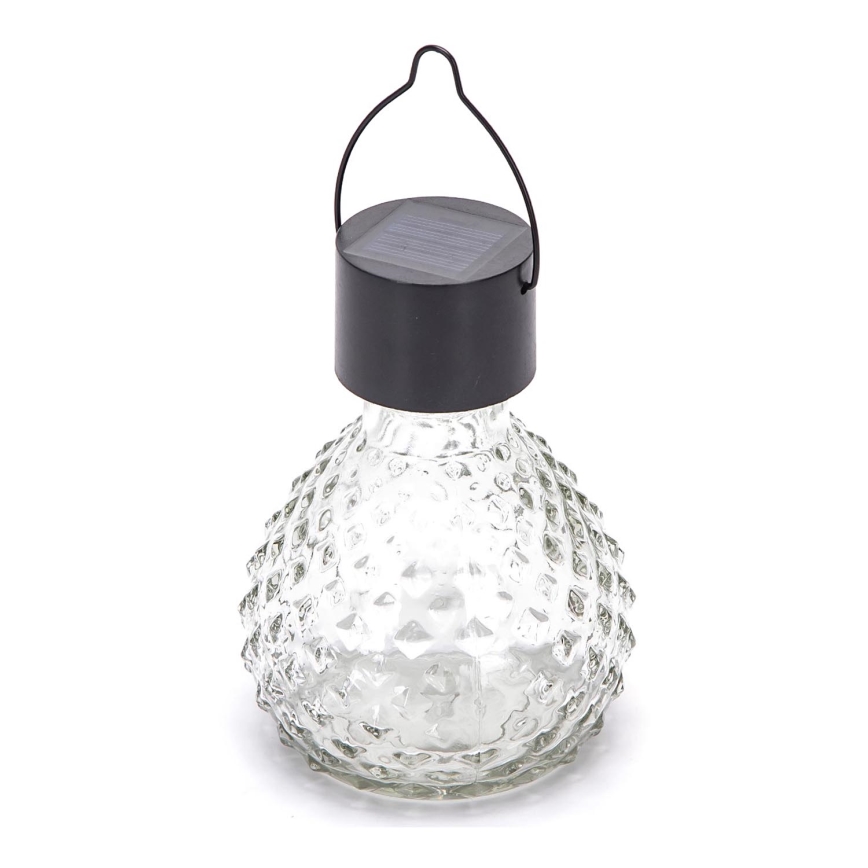 Aigostar - LED Solar lamp LED/0,006W/1,2V zwart 100 mAh 2700K IP44