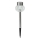 Aigostar - LED Solar lamp LED/0,012W/1,2V 100 mAh 6500K IP44 38,4 cm