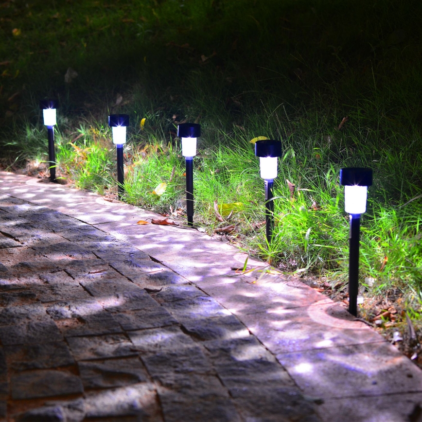 Aigostar - LED Solar lamp LED/0,06W/2V 32,7 cm 6500K IP44 600 mAh zwart