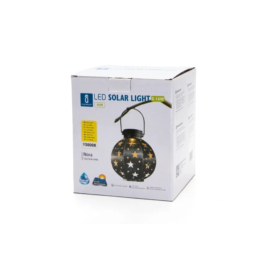 Aigostar - LED Solar lamp LED/0,16W/2V 3000K IP44