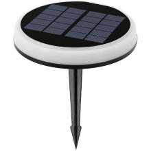 Aigostar - LED Solar lamp LED/0,6W/2V diameter 16,5 cm 3000K/4000K/6500K IP65 zwart