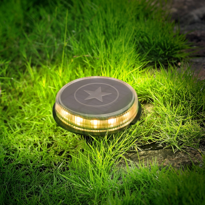 Aigostar - LED Solar lamp LED/0,6W/5,5V 24,5 cm 500 mAh 3200K IP66 zwart