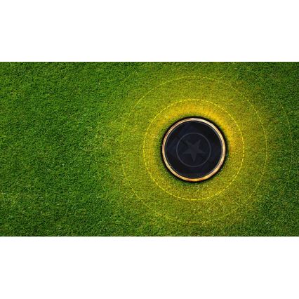 Aigostar - LED Solar lamp LED/0,6W/5,5V 24,5 cm 500 mAh 3200K IP66 zwart
